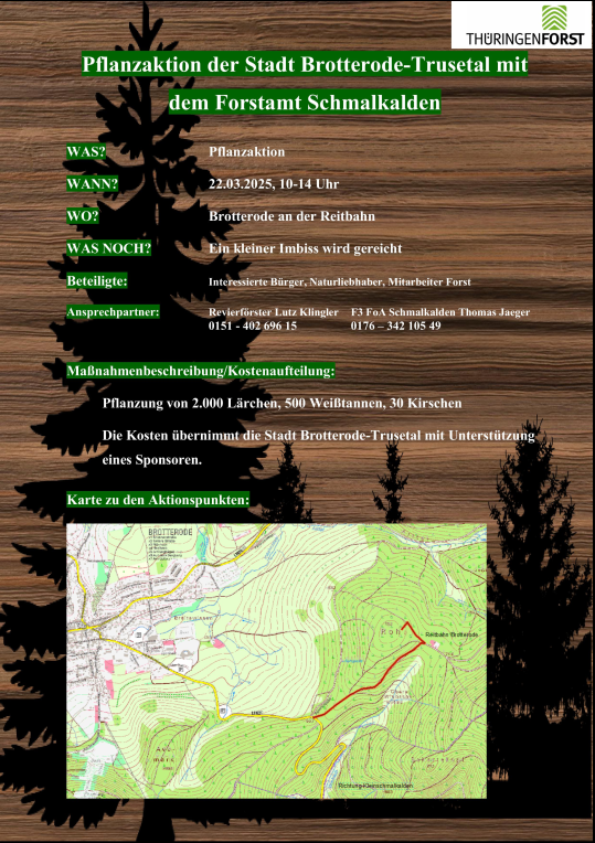 Plakat mit Informationen zur Veranstaltung